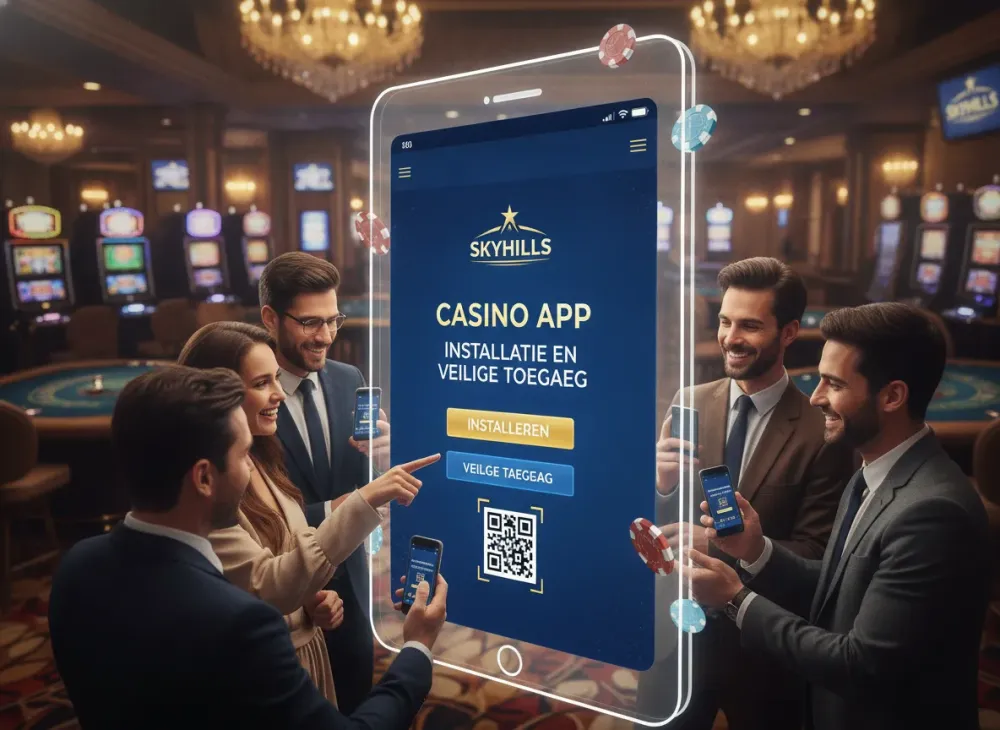 Skyhills casino app installatie en veilige toegang